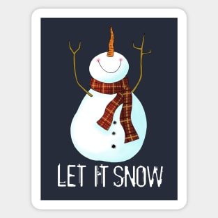 Let It Snow Sticker